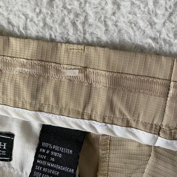 Pebble Beach Dry Luxe Performance size 36 Mens Golf Shorts Tan - Picture 10 of 12